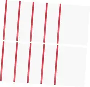 SHINEOFI Document A4 Rod Clamps File Folders 10pcs Plastic Manilla Folders Paper File Storage Clamps Ideal for School