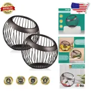 Compact 2-Piece Coffee Pod Organizer - Elegant Design, Easy Access Storage