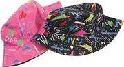 [SHERCHPRY] Vintage Bucket Hat Fishing Sun Hats Visor Foldable Boater Reversible Fan Outdoor Hats Cadet Waterproof Cool Surf Net Solar Cap Light Wide Brim Hat Midge Sombrero Polyester