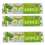 Regal Crown Sour Apple (3 Count) Classic Old Fashion Hard Candy