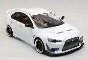 RC 1/10 MITSUBISHI EVO X VOLTEX Brushless AWD Drift Car w/ LED -RTR- *WHITE*