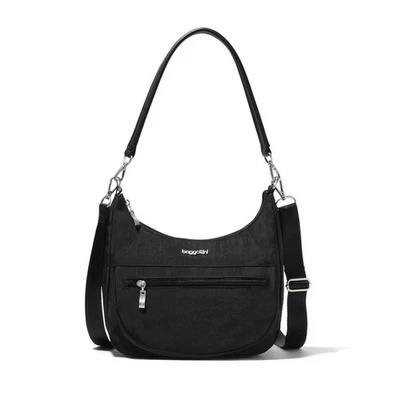 Baggallini Modern Pocket Half Moon Bag 11"x10.5" Shoulder Bag for Women w/Rep...