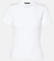 [Veronica Beard] Veronica Beard Pruitt cotton-blend jersey T-shirt AU 12 white