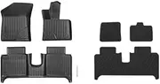 RHD Floor Mats Compatible With ZEEKR X 2024-Present Cargo Liners Trunk Mat Seat Back Protector Foot Pad TPE Carpet Kit(Floor mats Carpets,For 4 Seat)