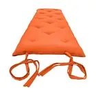 Traditional Japanese Floor Rolling Mattress, Shiki Futon Bed 3 x 39 x80 Orange