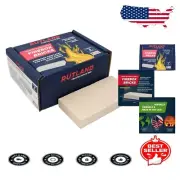 Ivory Fire Clay Bricks for Wood-Burning Fireplaces – Heat Rated Case of 6