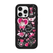 iPhone 16 Pro Impact Ring Stand Case MagSafe Compatible Cupid Cat by Mond Kim