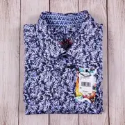 Robert Graham Mens Coolidge SS Button Up Blue Leaf Sz S NWT MSRP $198.00