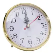 DIY Quartz Clock Insert with Gold Trim Precision Movement Sizes