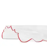 Sferra Limana Scalloped Flat Sheet, King