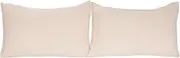 Stretch Pillowcases - Micro Jersey Knit & Ultra Soft, Standard Size - Set of 2 Pillow Cases, Pink