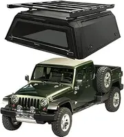 ATATNK Aluminum Alloy Material With Sliding Window Pickup Camper Hardtop Truck Topper Bed Canopy Pickup Camper Topper Compatible For Jeep Gladiator
