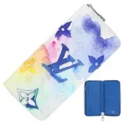 LOIUIS VUITTON M80499 Monogram Watercolor Zippy Wallet