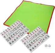 JOINPAYA Sturdy Safe Material Portable Mahjong Tiles Set for Camping Travel Parties