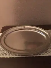 Arte Italica Peltro Pewter Large Oval Platter NIB Italian