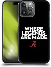 Head Case Designs Officially Licensed University of Alabama UA Legends Hard Back Case Compatible with Apple iPhone 14 Pro Max