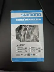 Shimano 105 5700 10-Speed 31.8/28.6mm Double Front Derailleur Black