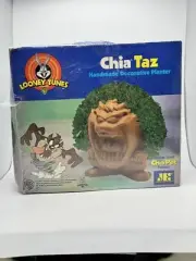 1998 Looney Tunes Chia Pet TAZ Tasmanian Devil Chia Pet Planter Sealed Vintage