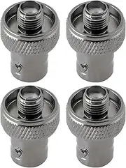 YINETTECH 4PCS BNC Female to SMA Male Adapter for Radios with A Recessed SMA Male Antenna Connector Compatible with Quansheng Compatible with Beofeng Compatible with Radtel Radios