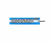 Argentine Way Street Sign Car Air Freshener