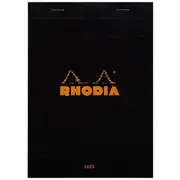 Rhodia No. 16 A5 Lined Notepad Black 80 Sheets