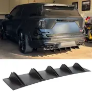For Ford Explorer ST Rear Diffuser 10 Fins Bumper Lip Splitter Spoiler Body Kits (for: Ford)