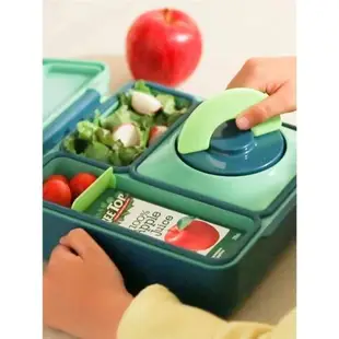 美國OmieBox二代不銹鋼保溫兒童飯盒小學生午餐盒防漏分格便當盒