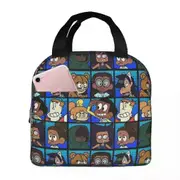 a518 Craig Of The Creek Characters Blue Insulated Lunch BagsBags Thermal Lunch Tote tbz567