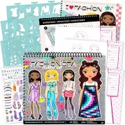 Fashion Design Sketch Portfolio - Sketch Book for Beginners