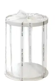 Tall Cup Cake Box With Clear Cover