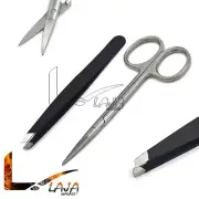 Eyebrow Scissor Tweezer Professional Sharp Stainless Steel Brow Make-up kit