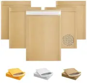Natural Kraft Bubble Mailer Envelopes, 14.25 x 19 Inches, 100 Pack