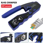 RJ45 EZ Crimper Cat5e 6 7 HD Pass Through Network Connector Crimping LAN Tool