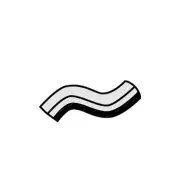Superspares Lower Radiator Hose for Mini Cooper R50 One R50 1.6L 2000-2007