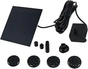 FONDOTIN Lar Fountain Water Pump Solar Fountain Pump for Garden Outdoor Floating Fountain Pump 6 Spray Patterns Solar-powered Dec