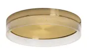 AFX MGGF16L30D1 Maggie 16"W LED Flush Mount Drum Ceiling Fixture - Brass