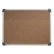 Quartet Penrite 120x90cm Corkboard Office/Home Pin Board w/Aluminium Frame Brown