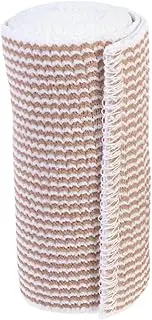 Toddmomy Elastic Bandage Tubular Injury Tape Emergency Compression Bandage Foot Large Ace Bandage Compression Leg Wraps for Edema Muscle Breathable Sport Knee Bandages Running Cotton Beige