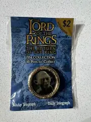 The Lord Of The Rings The Return Of The King Gollum Pin 2003 New Sealed