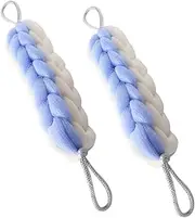 TOVINANNA Bathing Body Scrubber Back Scrubber 2 Pack Shower Bath Strip for Women Men