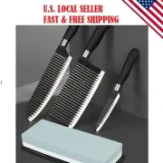 3 Pack - Knife Sharpening Stone Combination Dual Sided Grit Polishing 400/1000