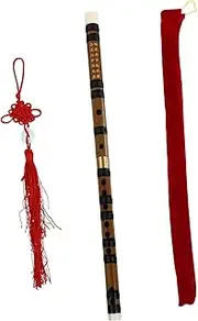ERINGOGO Traditional Flute for Boys and Girls Bamboo Flute Beginner Set Comfortable to Play