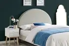Brosa Arch Bed Head (Cloud Grey, King), Headboards & Footboards, Furniture