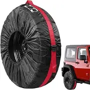 Winter Tire Covers,Sun Protection Tire Storage Bag | Adjustable Winter Wheel Storage Tote, Dustproof Waterproof Cover for 19-23 Inch Tires