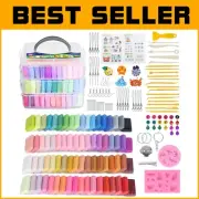 Child-Friendly Polymer Clay Kits - 72 Colors & Sculpting Tools for Creativity