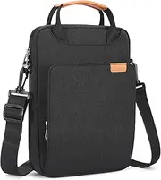 NIDOO Laptop Shoulder Bag for 13" MacBook Air Pro M1 / 12.9" iPad Pro M1 / 12.4" Surface Laptop Go, Vertical Laptop Sleeve Handbag for 13" Galaxy Book Pro Chromebook 2/13.4" XPS 13/12.6" MatePad Pro