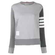 [Thom Browne] Funmix Classic Loopback 4-Bar Sweatshirt Women