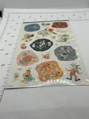 Disney Halloween characters Mickey Minnie mouse Donald sticker sheet