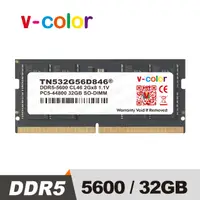 在飛比找PChome24h購物優惠-v-color 全何 DDR5 5600MHz 32GB 筆