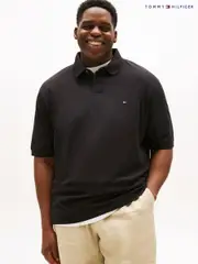 Tommy Hilfiger Black Regular Fit Plus 1985 Polo Shirt (W59089) | $173